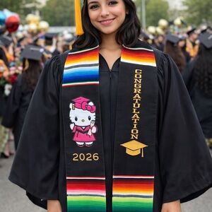 MEXICANA Multicolor Graduation Stole class2026
